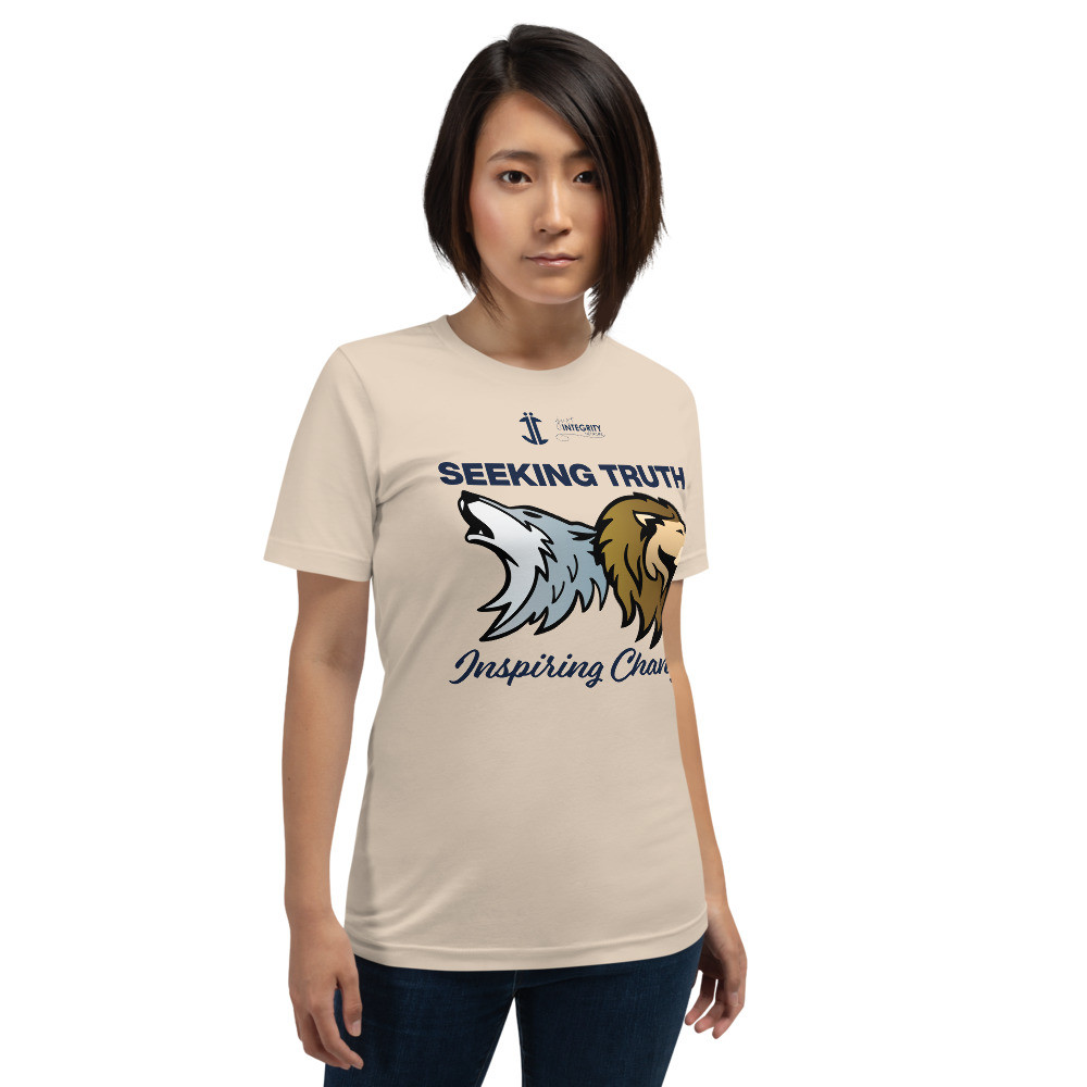 Just Integrity Lion and Wolf Tee - Unisex
