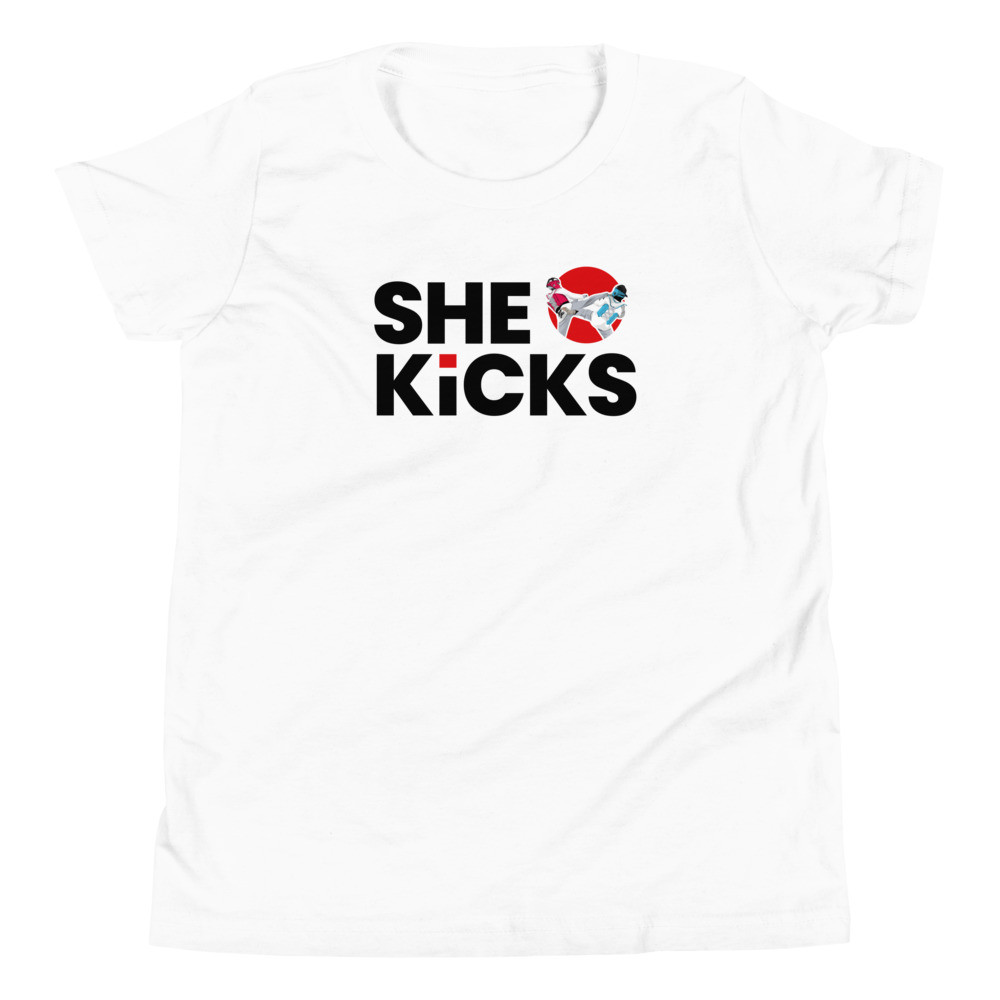 She Kicks - Youth Short Sleeve Tee
