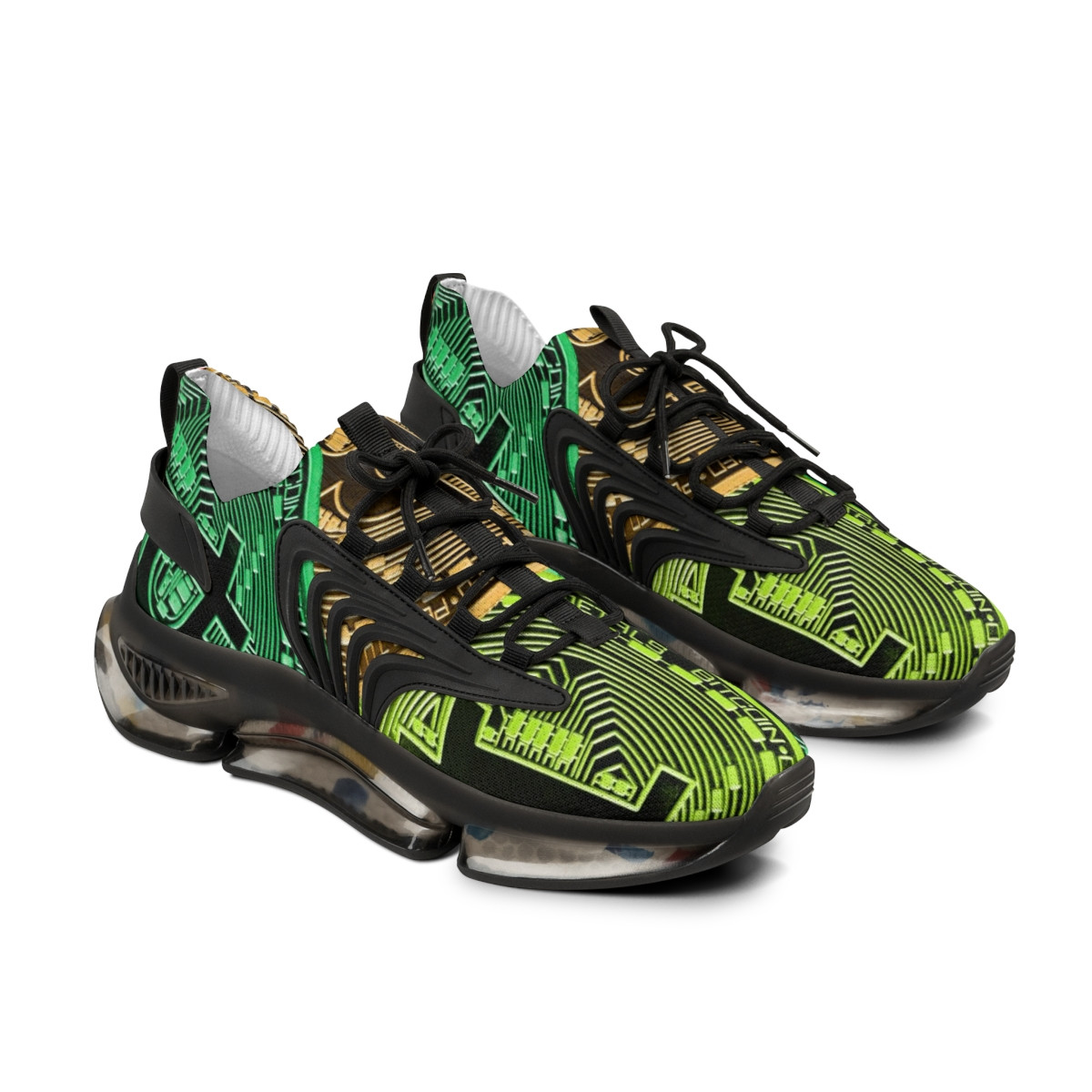 Azure Steps V2 men's Bitcoin mesh sneakers