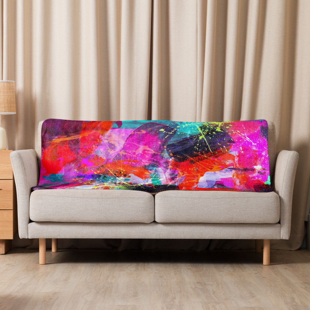 Sherpa blanket - ACTION (101.60 x 152.40 cm)