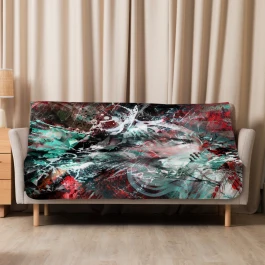 Design blanket - CRYSTALS (127.00 × 152.40 cm)