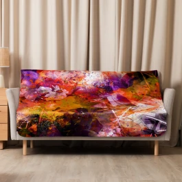 Design blanket - BOLDNESS (127.00 × 152.40 cm)