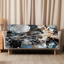 Design blanket - BREAK THROUGH (127.00 × 152.40 cm)