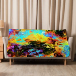 Design blanket - JOY (127.00 × 152.40 cm)