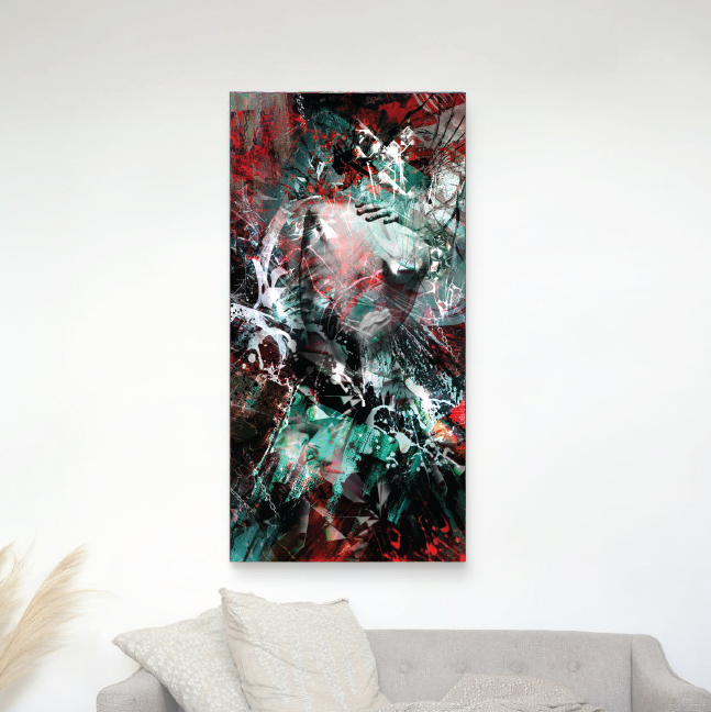 Canvas - CRYSTALS (121.9 X 60.96 CM)