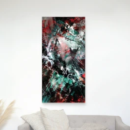 Canvas - CRYSTALS (121.9 X 60.96 CM)