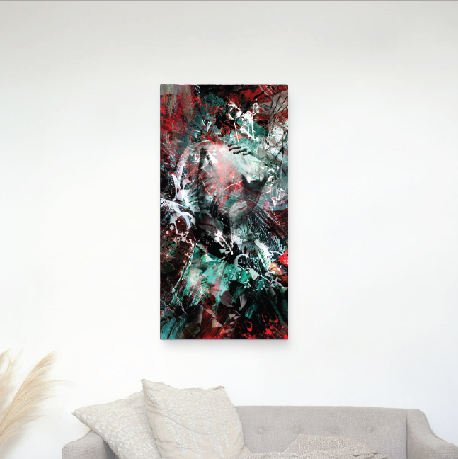 Canvas - CRYSTALS (101.6 x 50.8 CM)