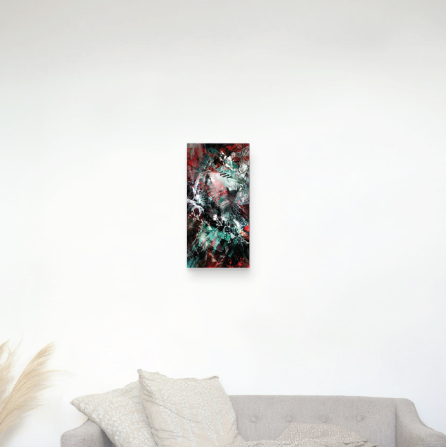 Canvas - CRYSTALS (50.8 x 25.4 CM)