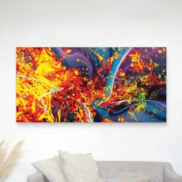Canvas - BURNING SUN (152.4 X 76.2 CM)