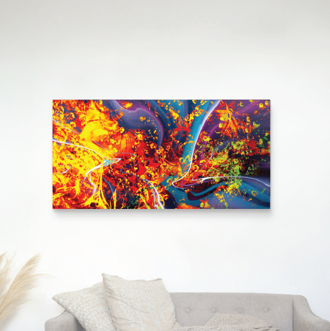 Canvas - BURNING SUN (121.9 X 60.9 CM)