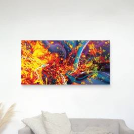 Canvas - BURNING SUN (121.9 X 60.9 CM)