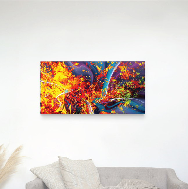 Canvas - BURNING SUN (101.6 x 50.8 CM)