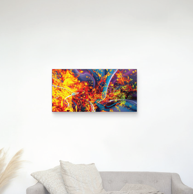 Canvas - BURNING SUN (81.2 x 40.6 cm)