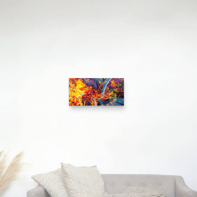 Canvas - BURNING SUN (50.8 x 25.4 CM)