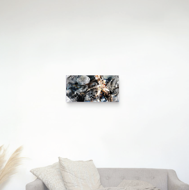 Canvas - BREAK THROUGH I (50.8 x 25.4 CM)