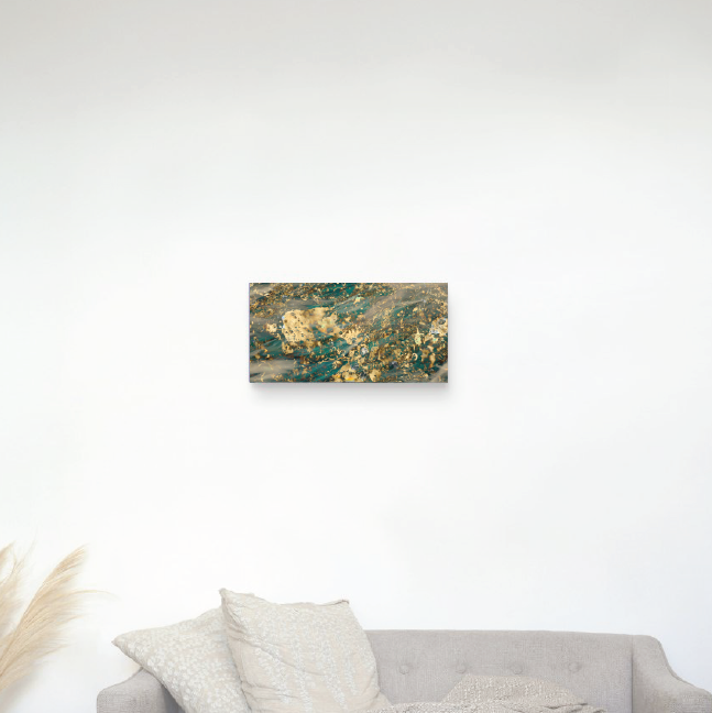 Canvas - GOLDEN DUST (50.8 x 25.4 CM)
