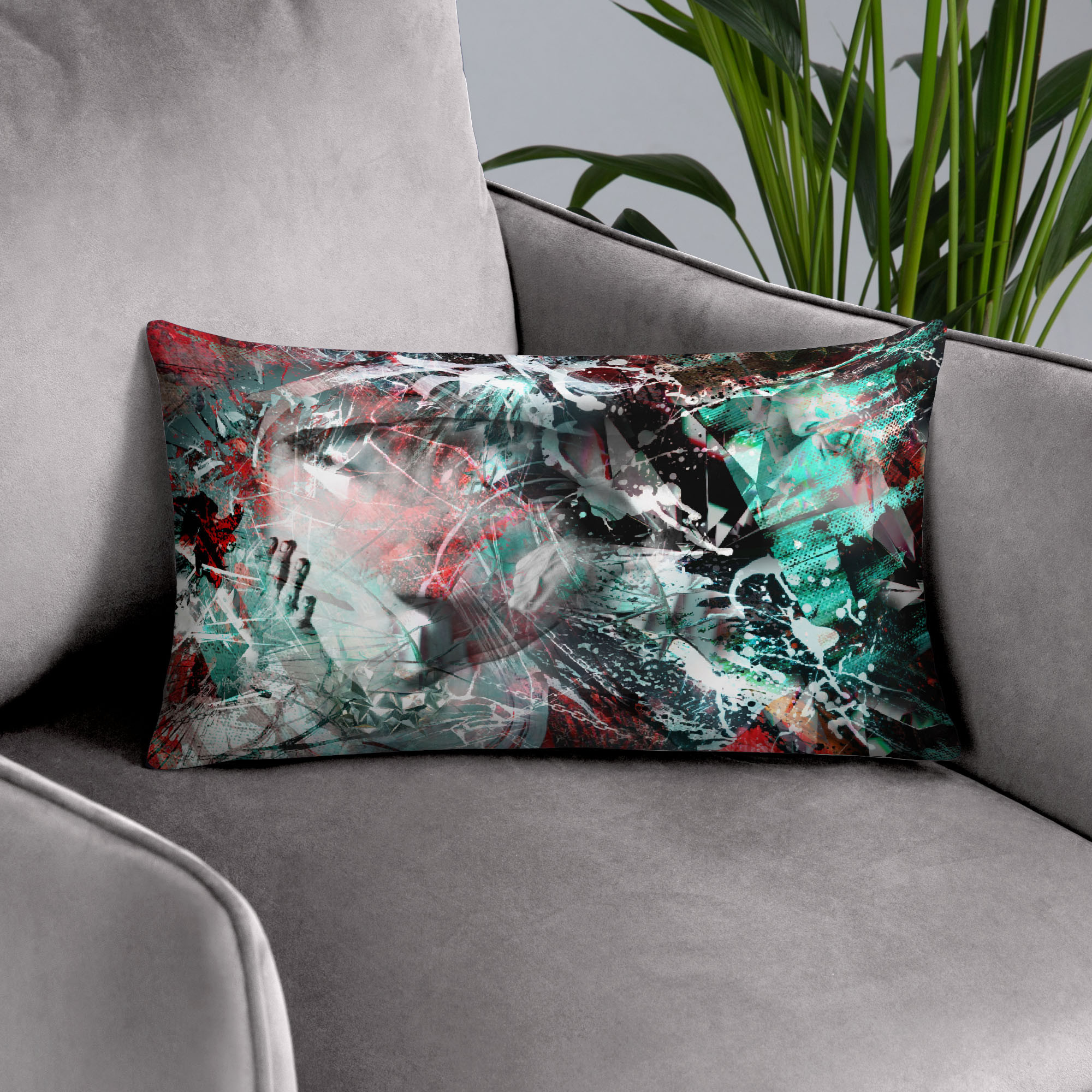 Pillow - CRYSTALS (50 x 30 cm)