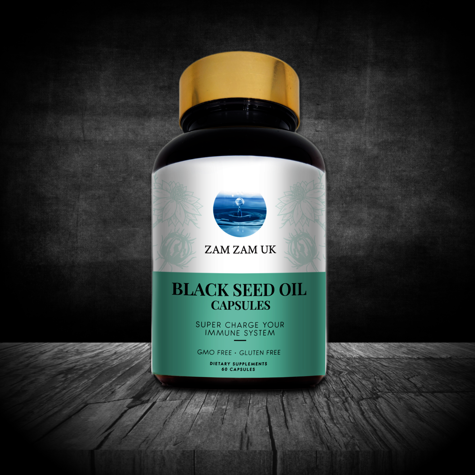 Premium High Strength Blackseed Oil 60 1000 Mg Capsules