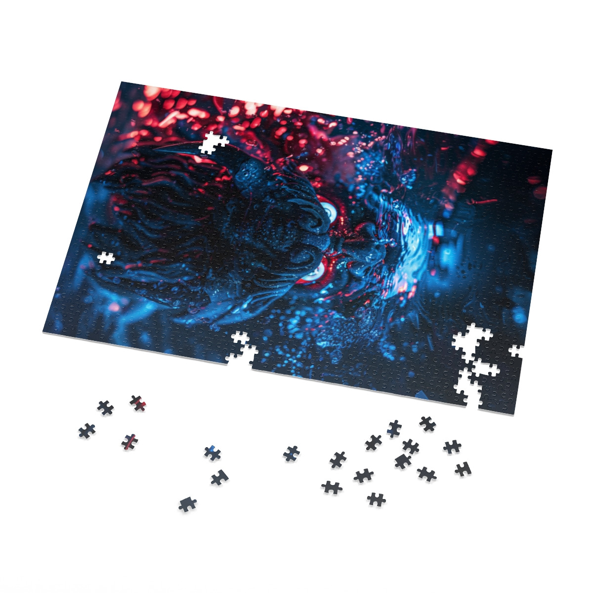 Blue Oni Jigsaw Puzzle