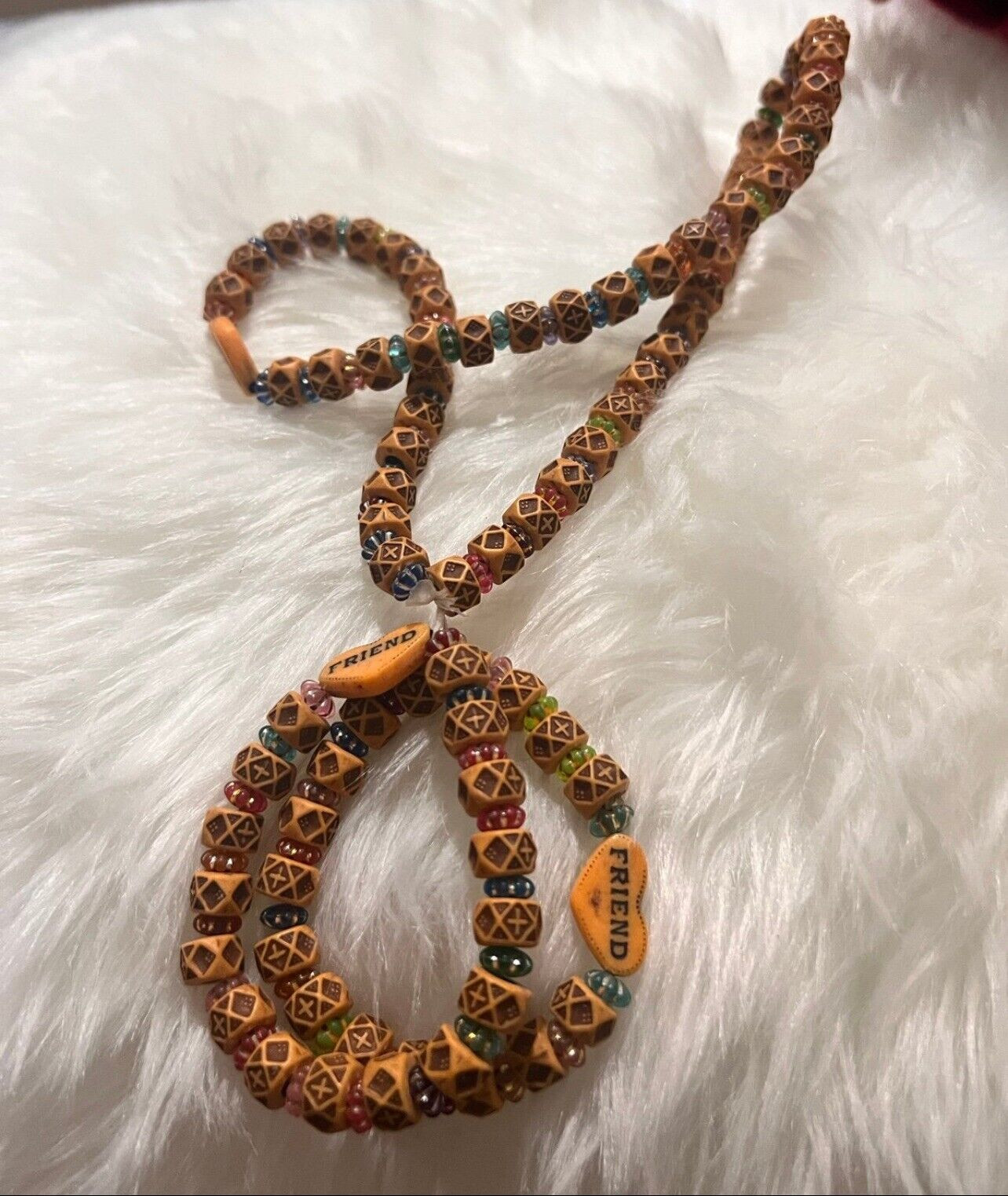 Handcrafted Ghanaian Wooden Bead Necklace