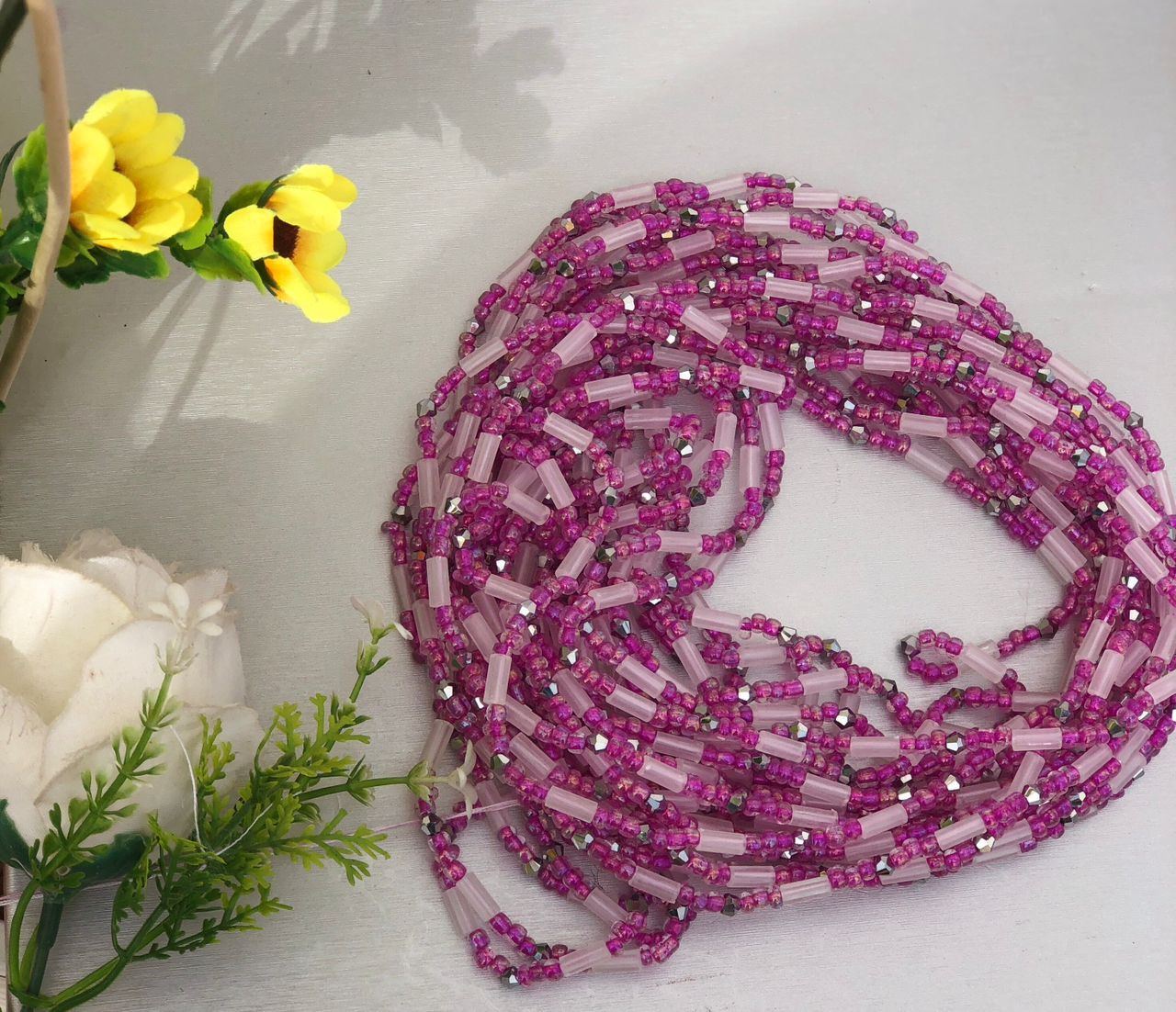 Set of 3-Elegant African Waist Beads for $25