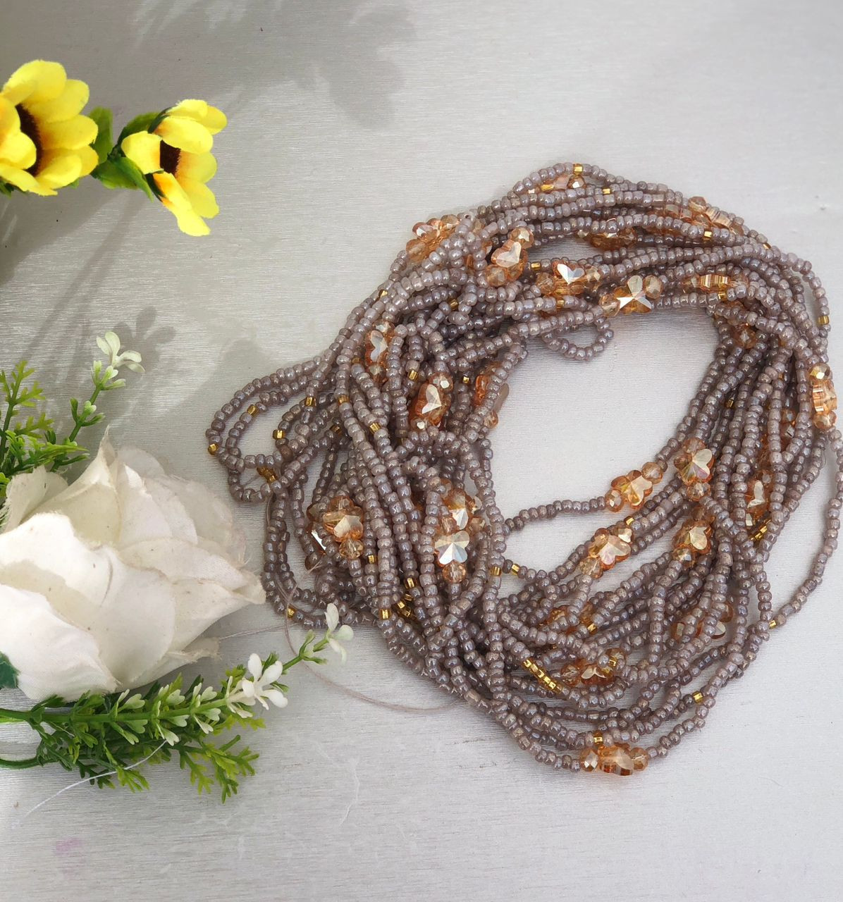 Handmade African Waist Beads- 3 Pieces for $25