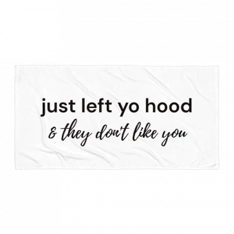 Yo Hood Towel