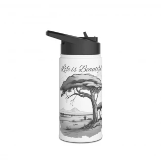 Stainless Steel Water Bottle, Standard Lid