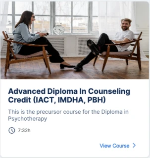 Advanced Diploma Counseling Skills (IACT)