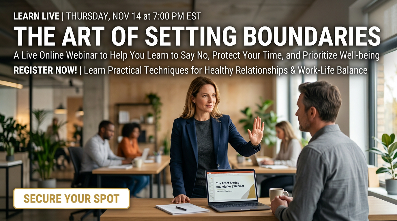The Art of Setting Boundaries Webinar