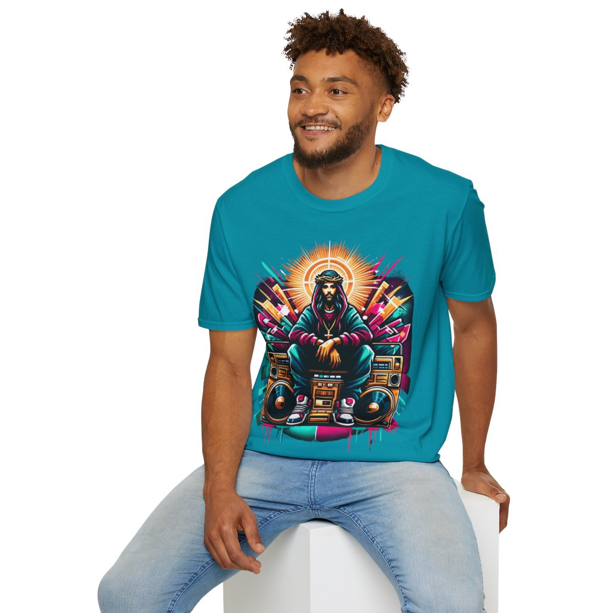 Christian Hip Hop  Unisex Softstyle T - Shirt Christian Streetwear- Reflection Youth