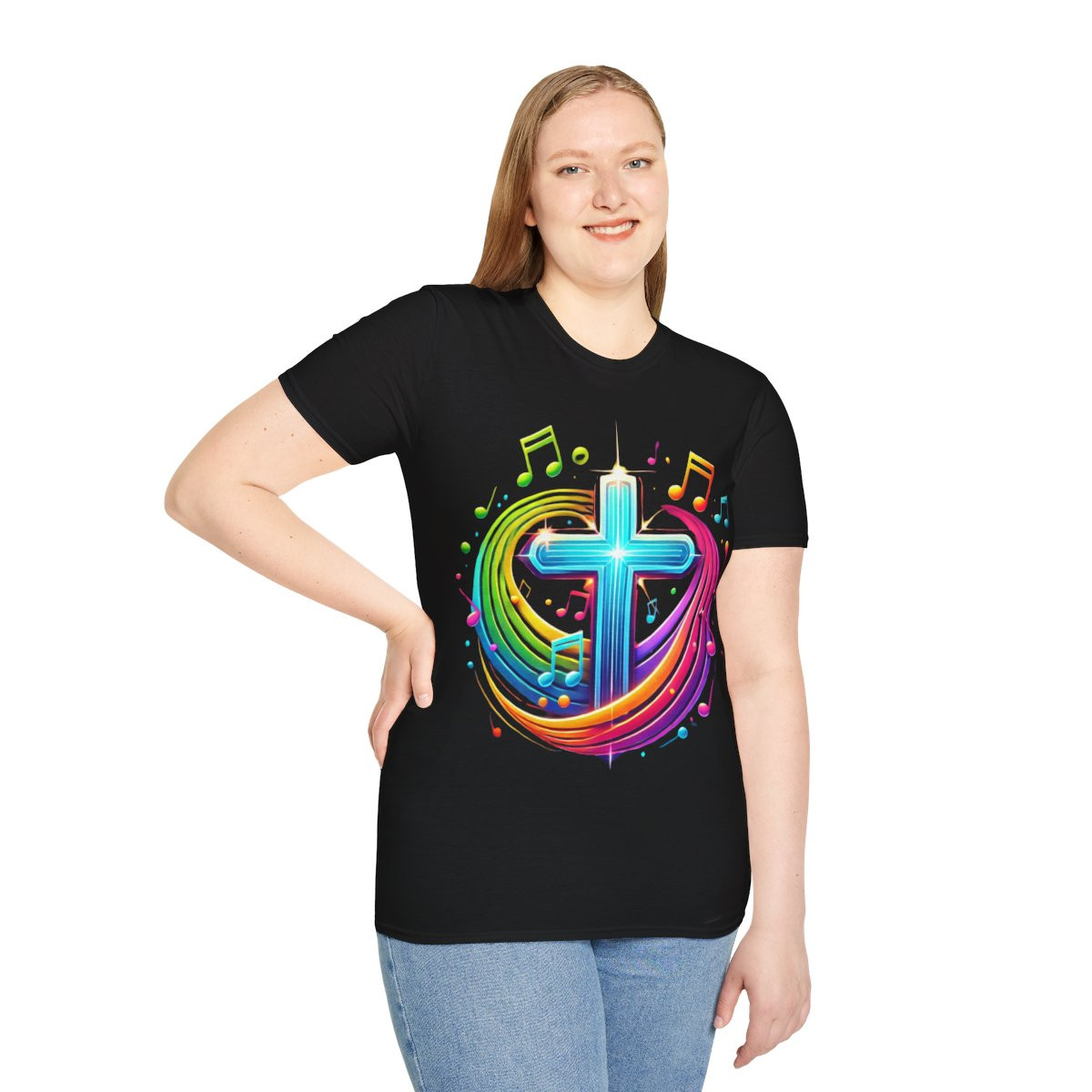 Harmony of the Cross Unisex Softstyle T-Shirt