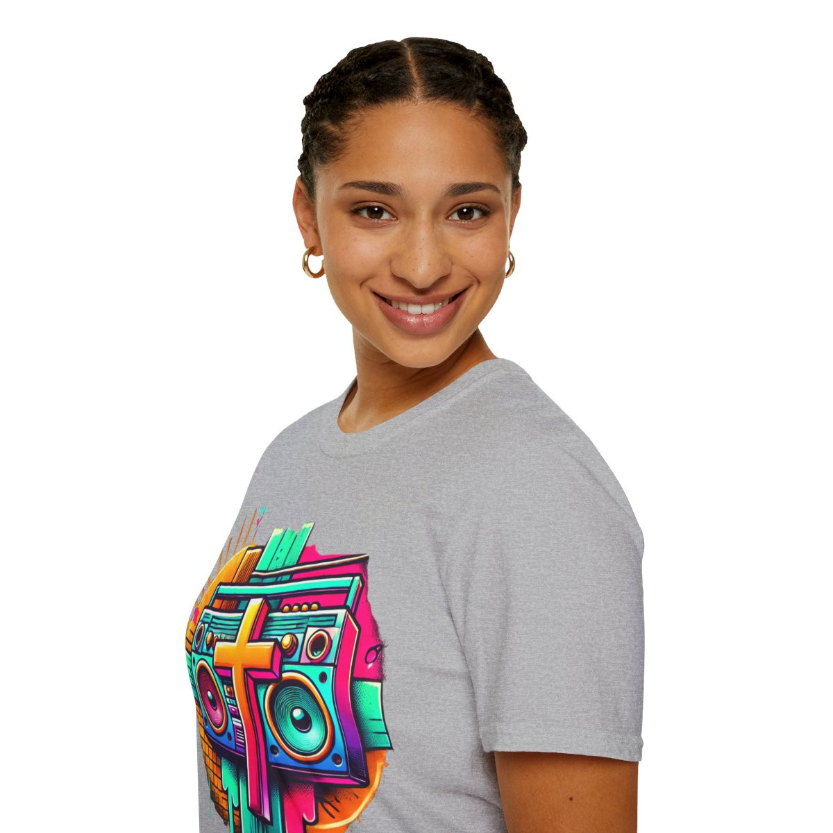 Boombox drip Unisex Softstyle T-Shirt