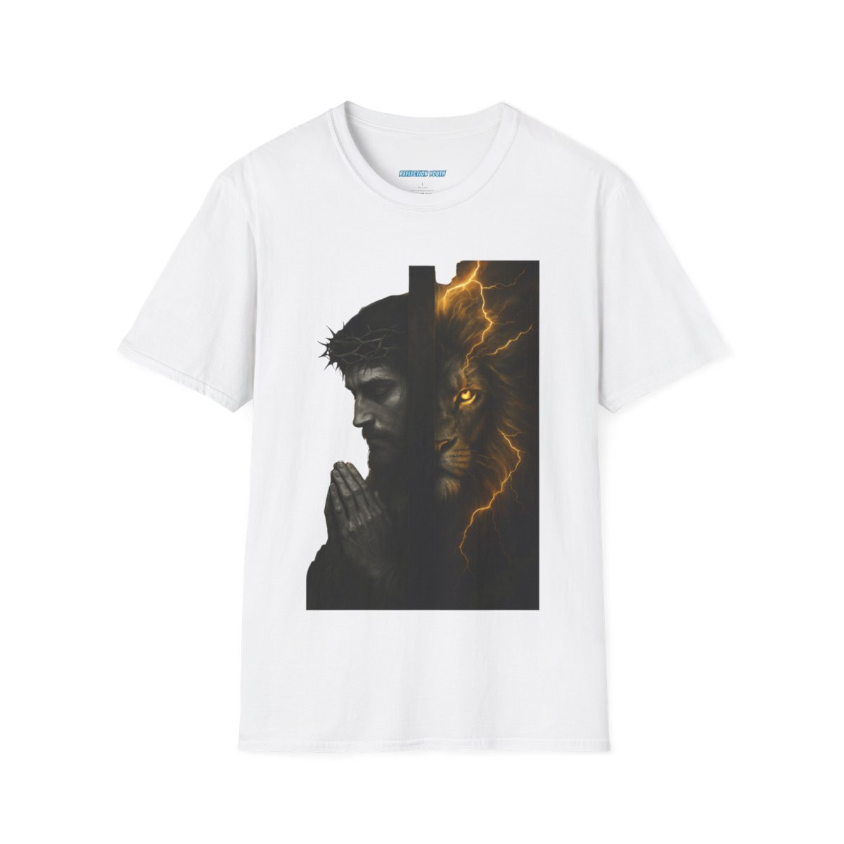 Lion of Judah, Cross of Grace Unisex Softstyle T-Shirt 