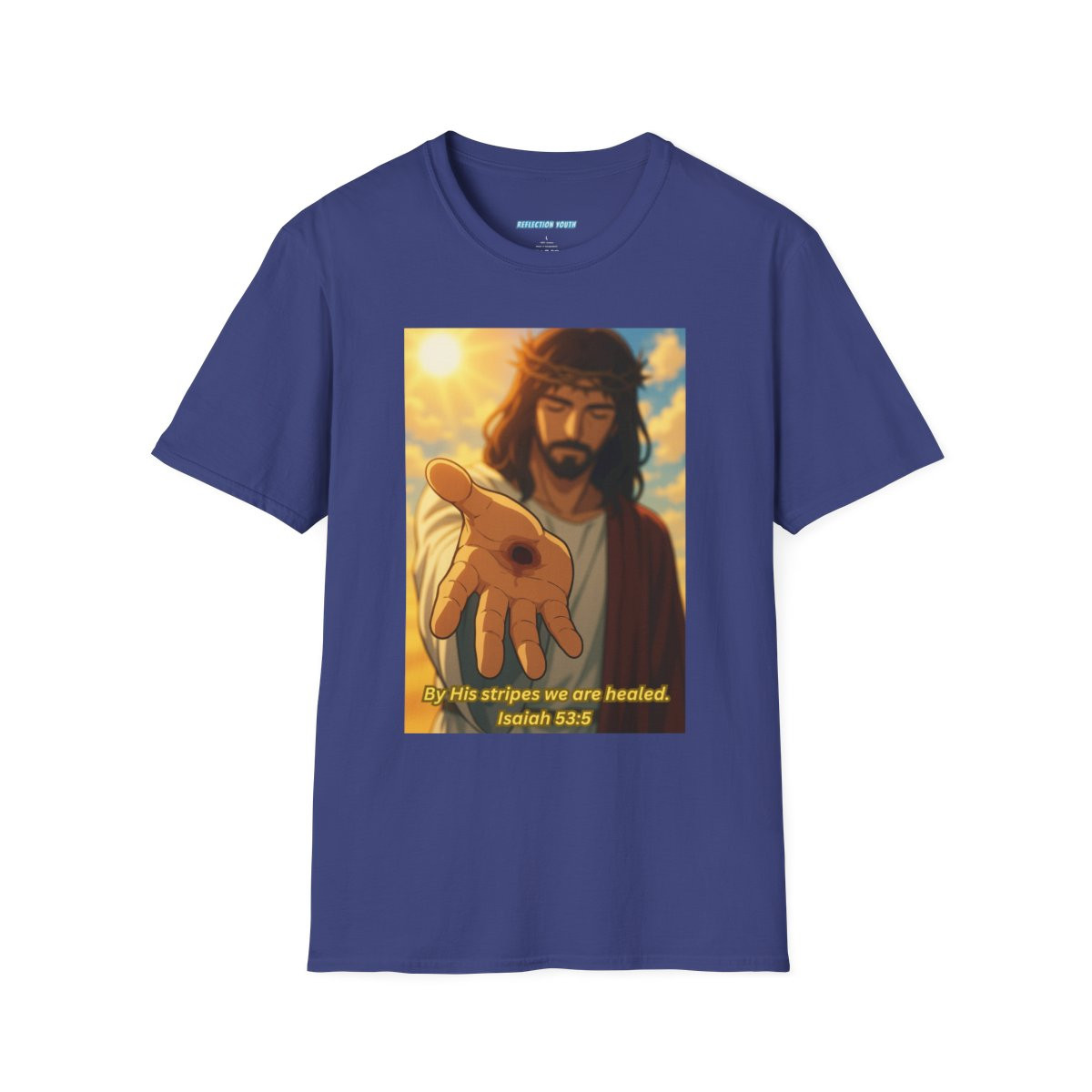 His Stripes We Are Healed Unisex Softstyle T-Shirt