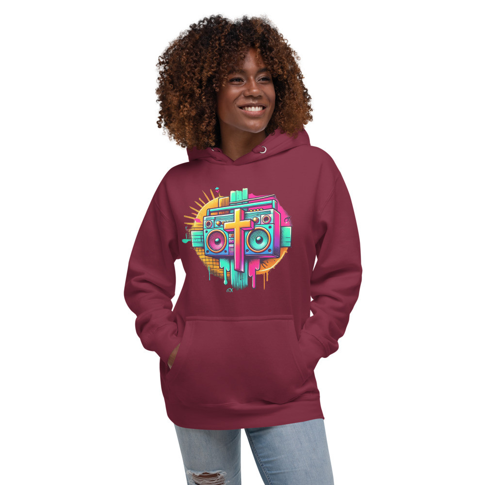 Boombox Drip Unisex Hoodie