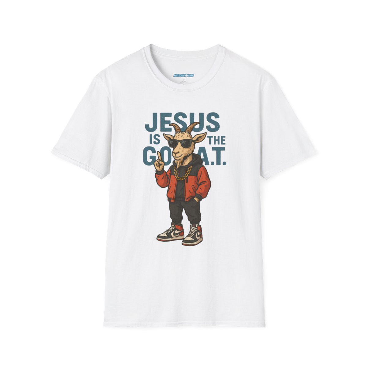 Jesus is the GOAT Unisex Softstyle T-Shirt 