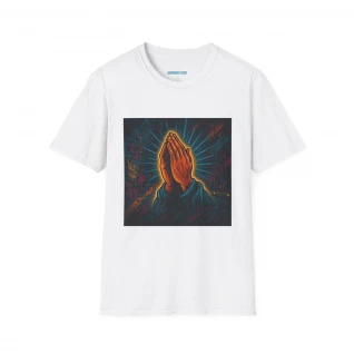 Praying Hands Graphic Tee, Unisex Prayer T-Shirt
