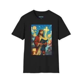Savior, Healer, ad Redeemer Christian Graphic Tee