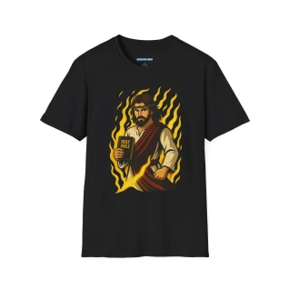 Powerful King Unisex T-Shirt Jesus Graphic Tee ( Translated Jesus on back)