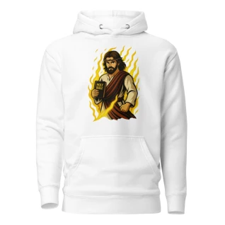 Powerful King Unisex Hoodie (Translation on back is Jesus)