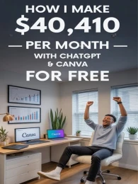 How I Make $40,410 Per Month With ChatGPT and Canva For Free