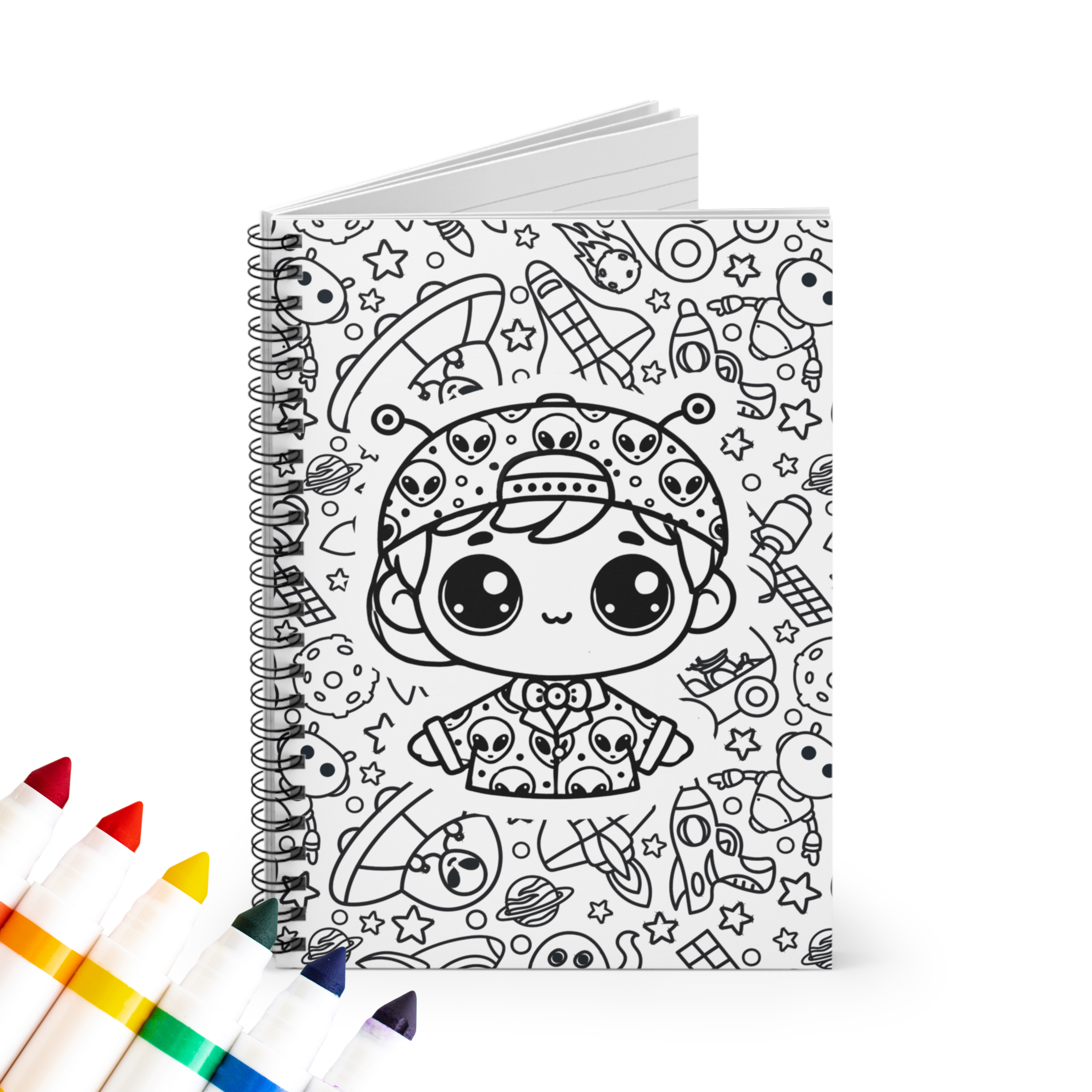 Colorable™ Go Beyond™ Spiral Doodle Coloring Notebook/Journal
