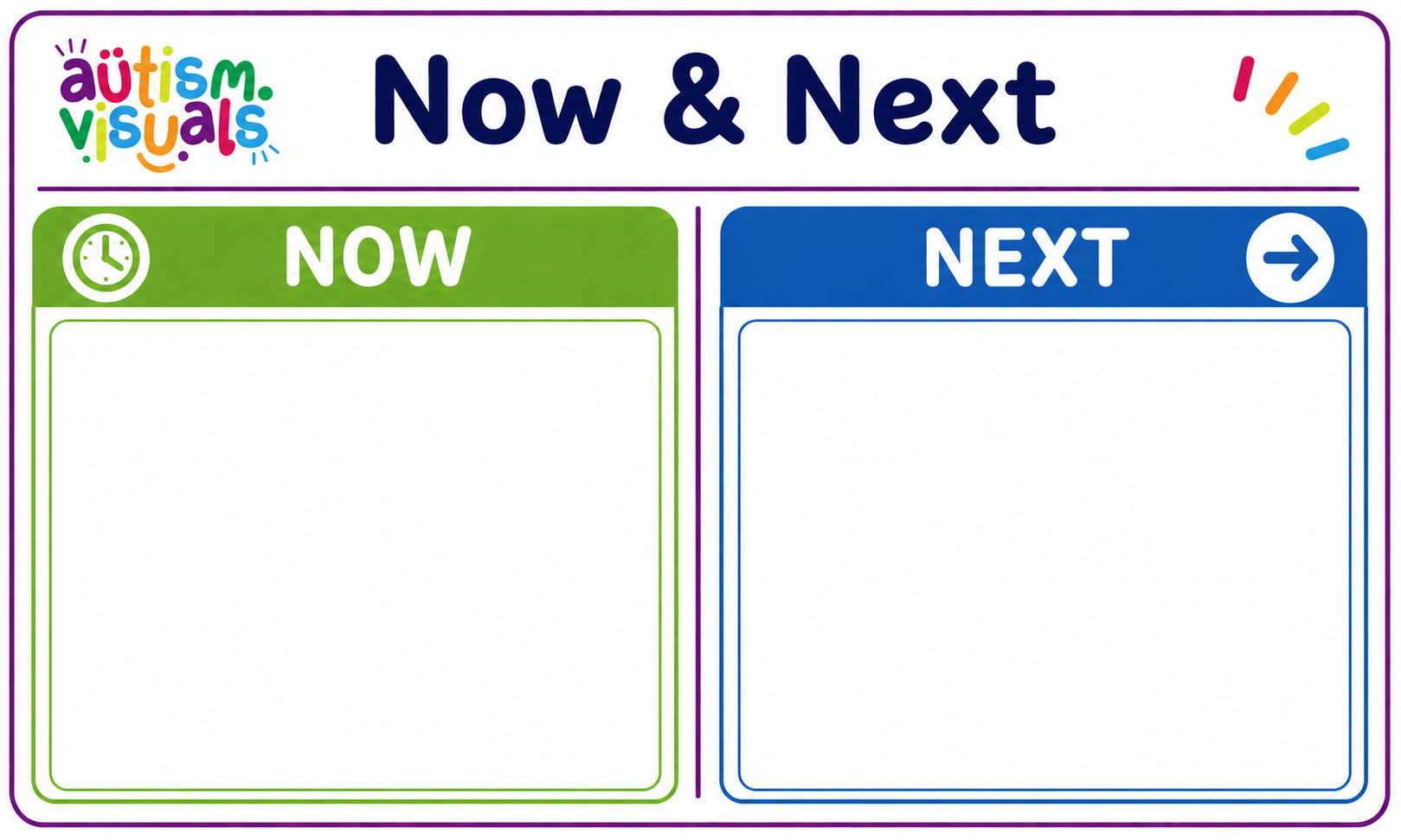 Now and next board
