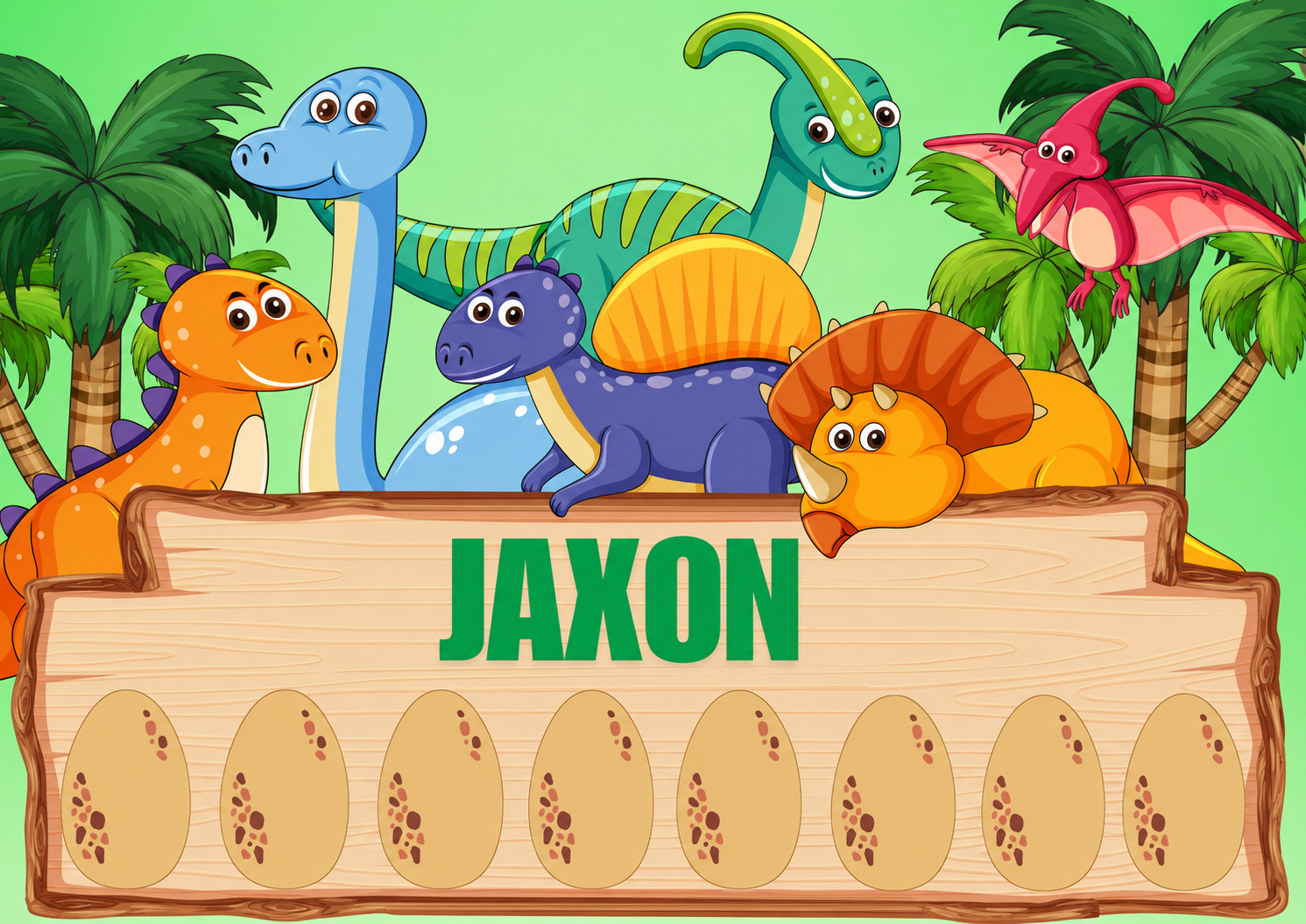 personalised jungle schedule