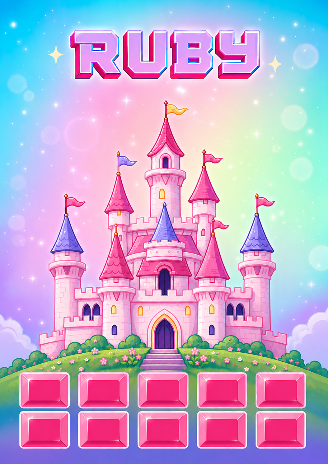 personalised fairy tale castle