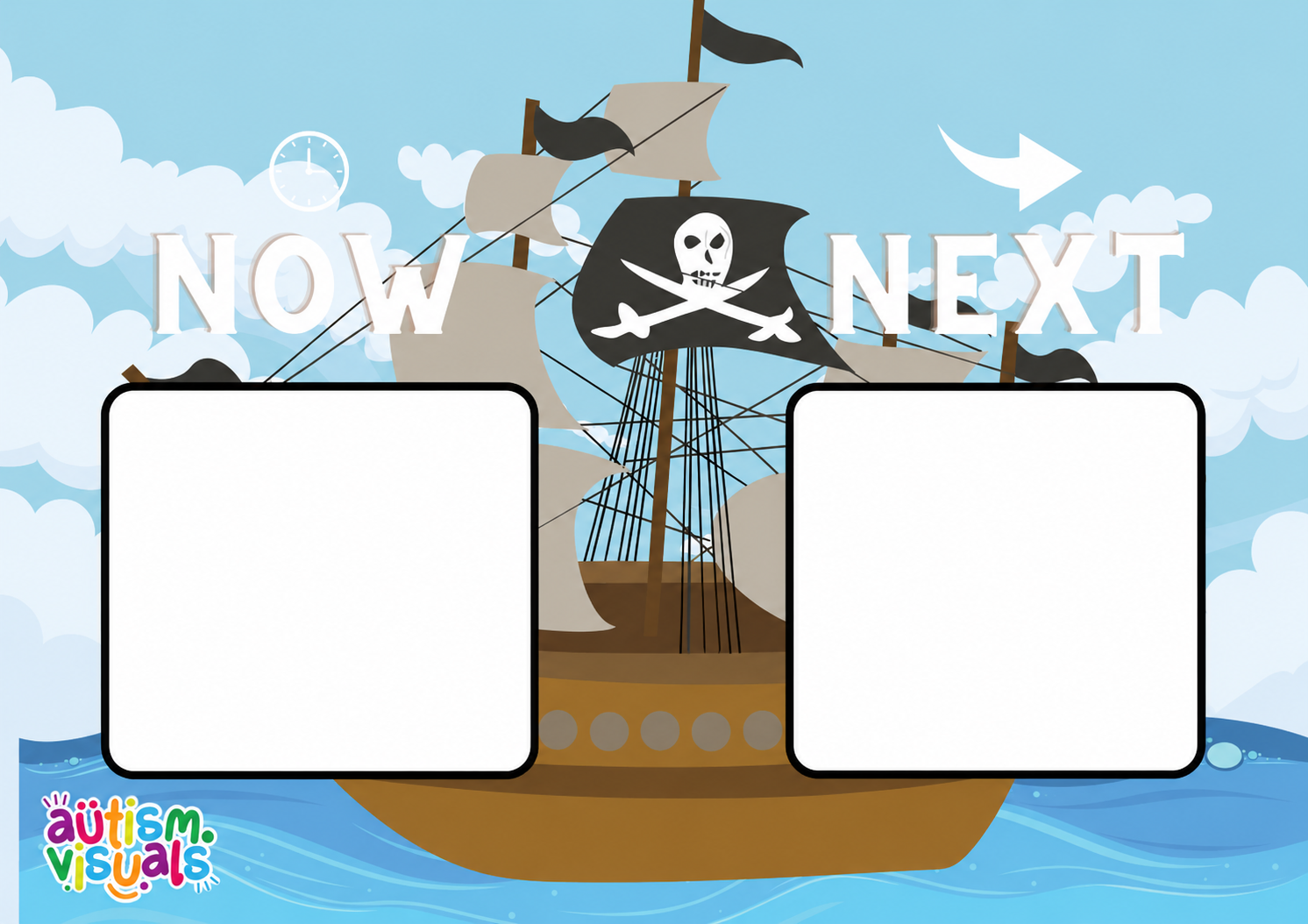 Pirate ship now and next board