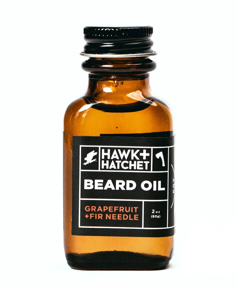 "Hawk & Hatchet" Grapefruit + Fir Needle Beard Oil