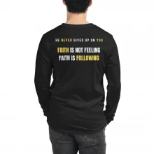 Faith is not feeling 