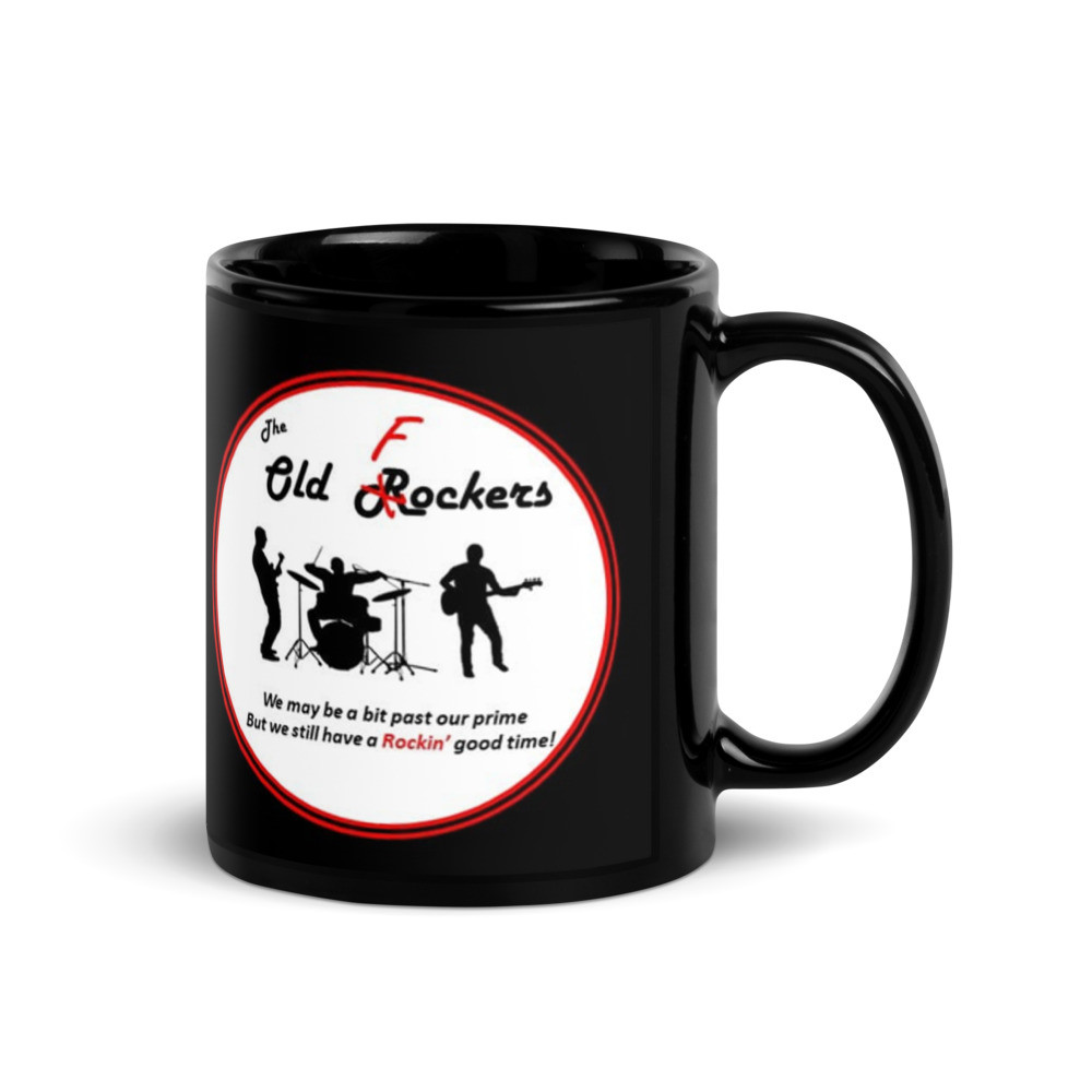 The Old Rockers - Black Glossy Mug